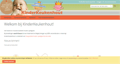 Desktop Screenshot of kinderkeukenhout.nl